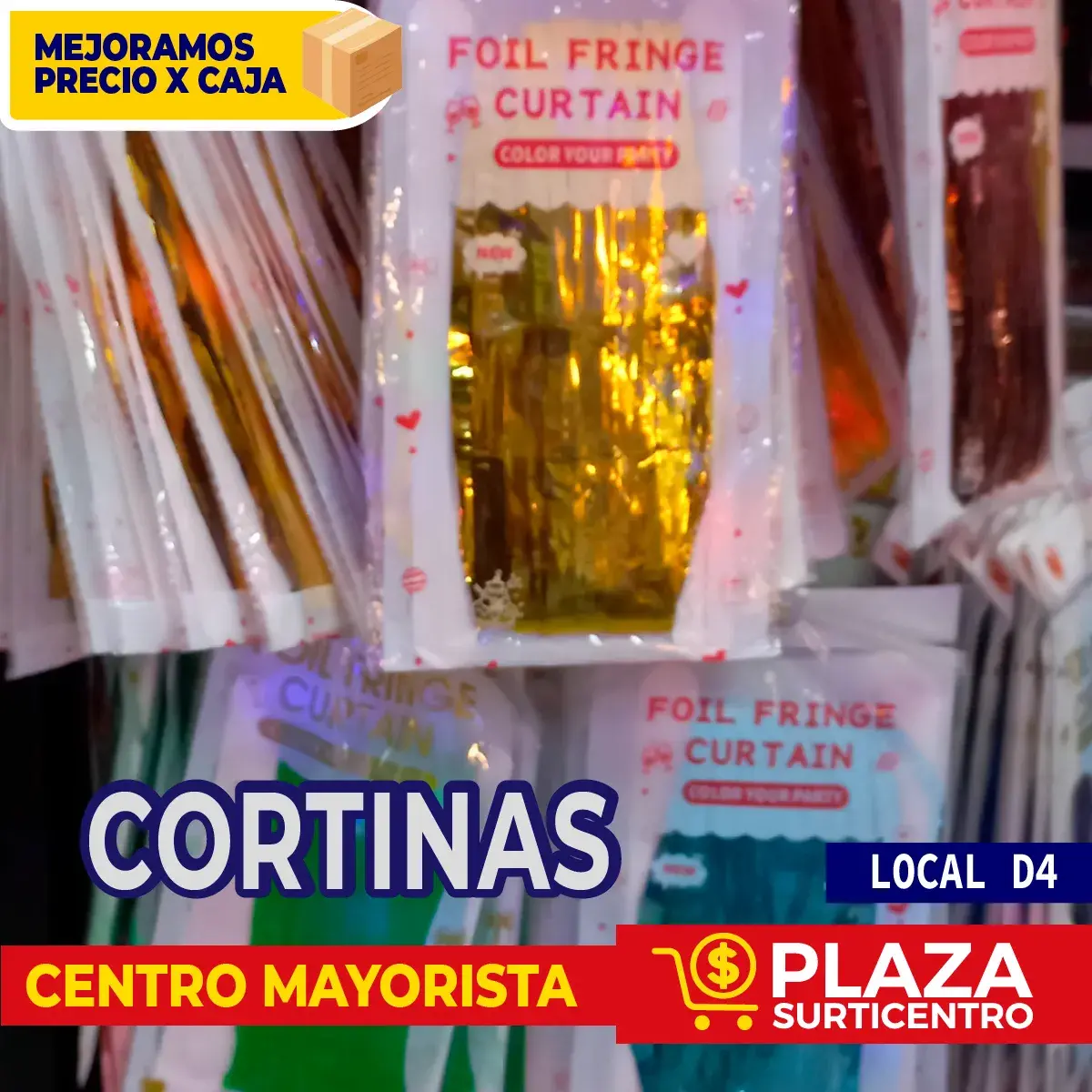 Cortinas plaza surticentro