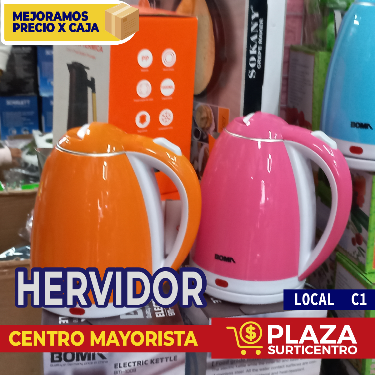 hervidor plaza surticentro